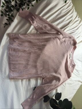 LOFT Soft Pink Crewneck Sweater